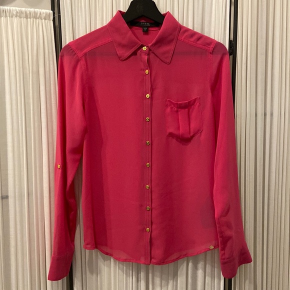 EUC Guess Ferris Long-Sleeve Shirt - Size XS - Picture 1 of 7